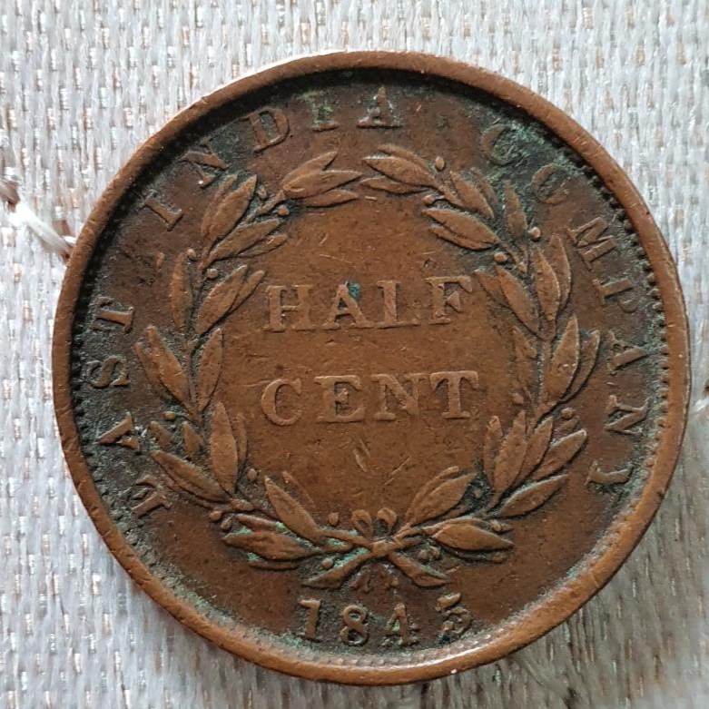 Bronze-Disease-On-Straits-Settlements-1845-Halve-Cents?